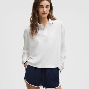 Brand New Lululemon White Polo Shirt